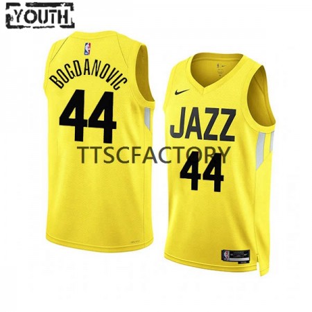 Dres Utah Jazz Bojan Bogdanovic 44 Nike 2022-23 Icon Edition Žuta boja Swingman - Dječji